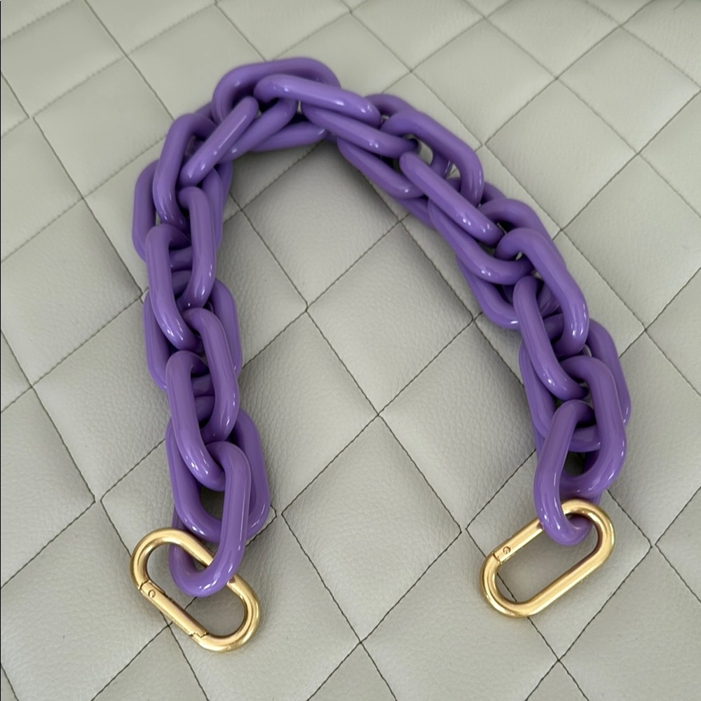 Clare V. Shortie Strap with Gold Clasps